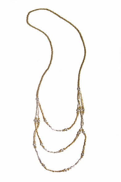 Two Tone Artillery Necklace