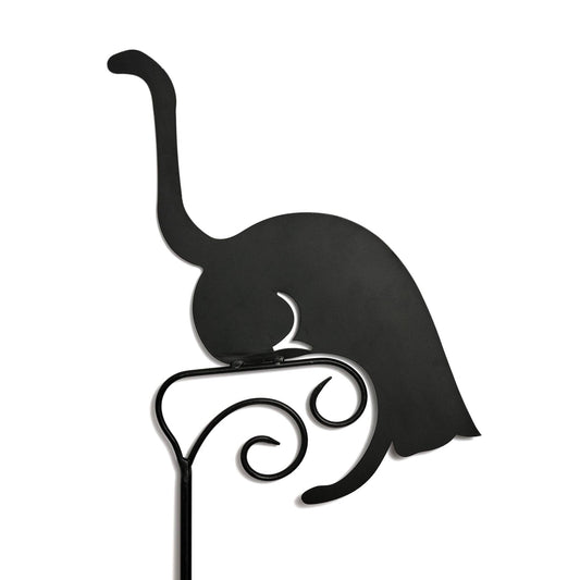 Priy Cat with Bell Garden Stake