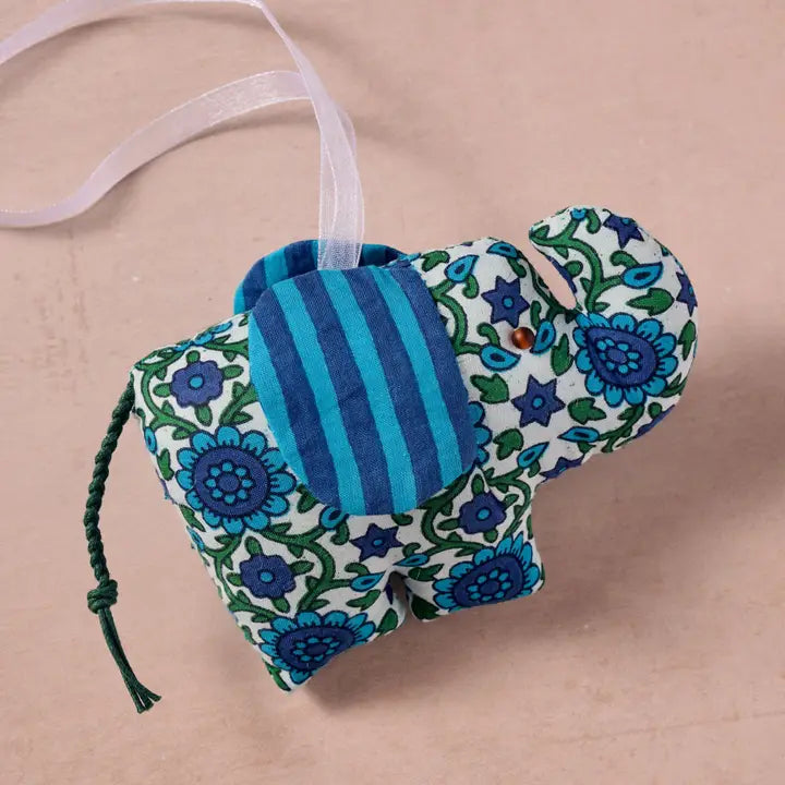 Ammu Stuffed Elephant Ornament