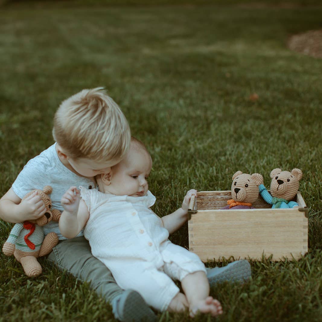 Velvety Boho Teddy Bears