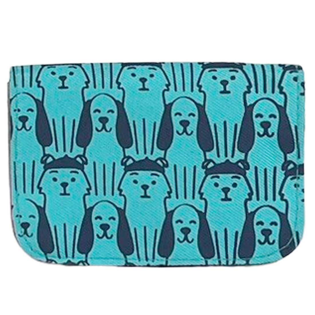 Cotton Canvas Cardholders - Dog Prints