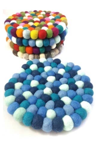Round Felt Ball Trivet