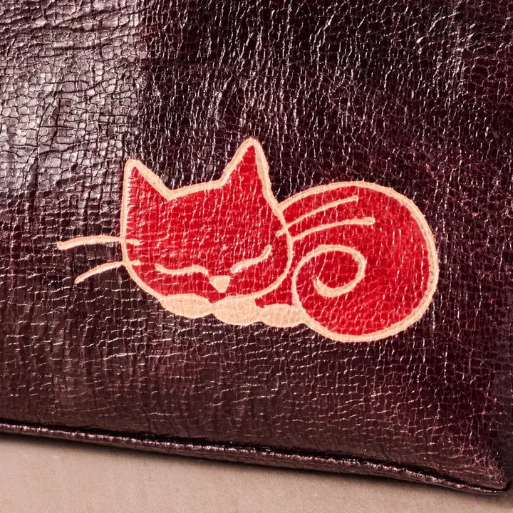 Kittee Leather Drop-in Bag