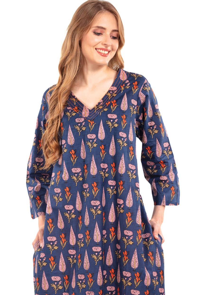 Maya Cotton Caftan