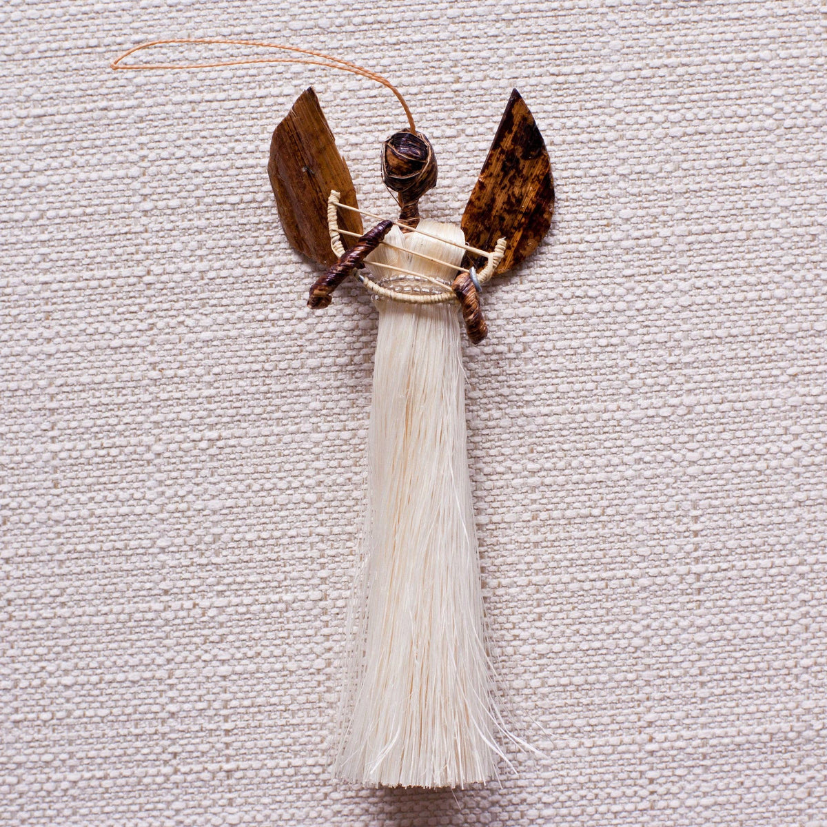 Sisal Angel Ornament - Assorted