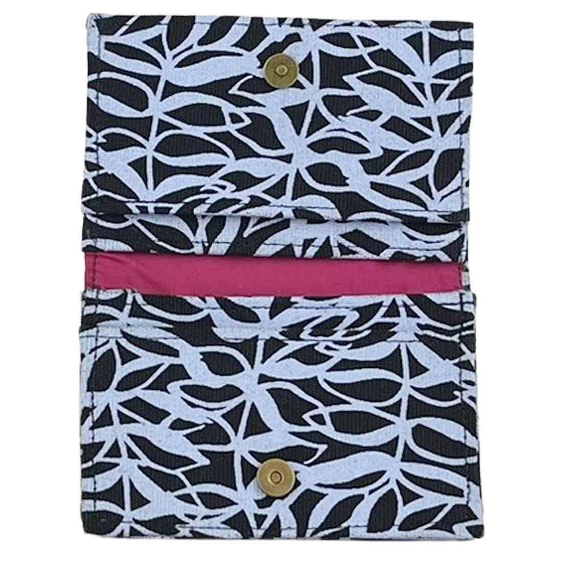 Canvas Card Holder - Mini Wallet - Botanical Prints