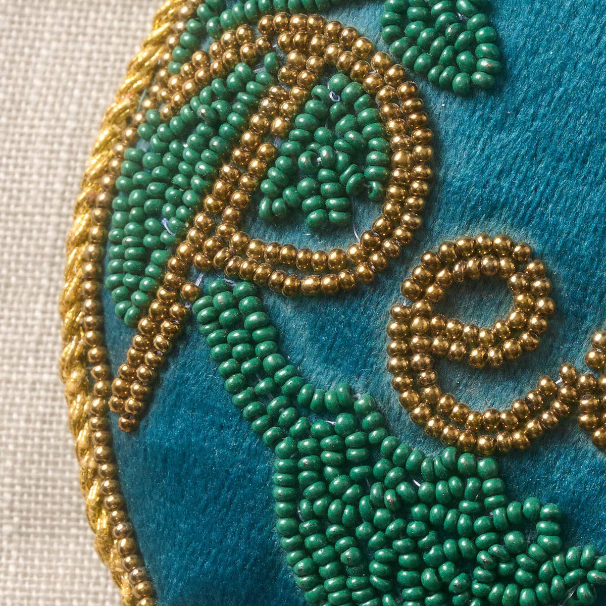 Arvi Beaded Ornament - Peace on Earth