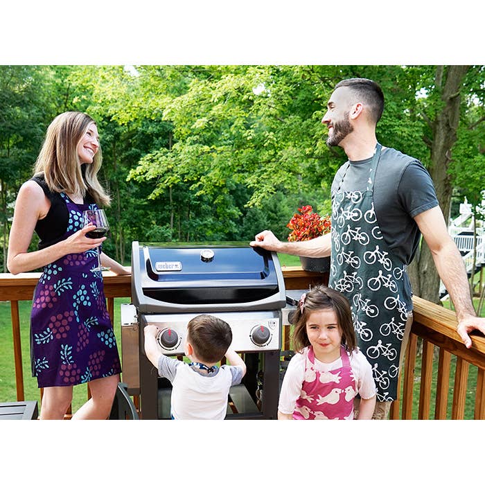 Apron Reversible: Bikes - Charcoal