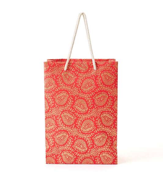Recycled Paper Medium Gift Bag - Assorted Holiday