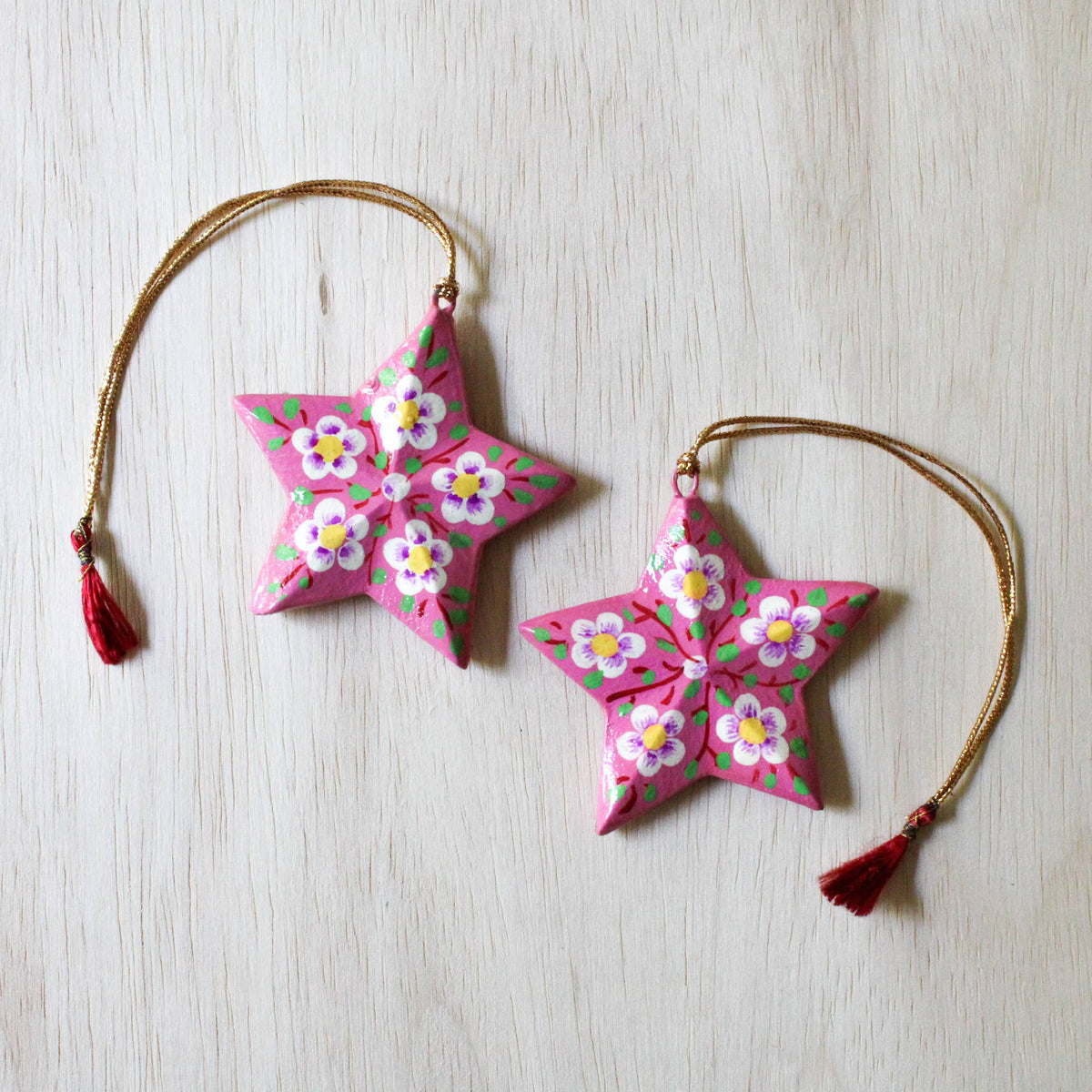 Paper Mache Star Ornament