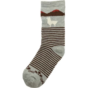 Alpaca Motif Socks - Assorted Colors