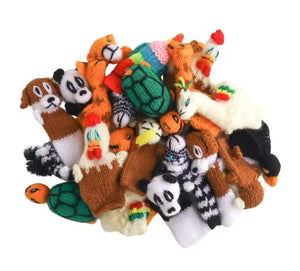 Knit Finger Puppets - Assorted Designs