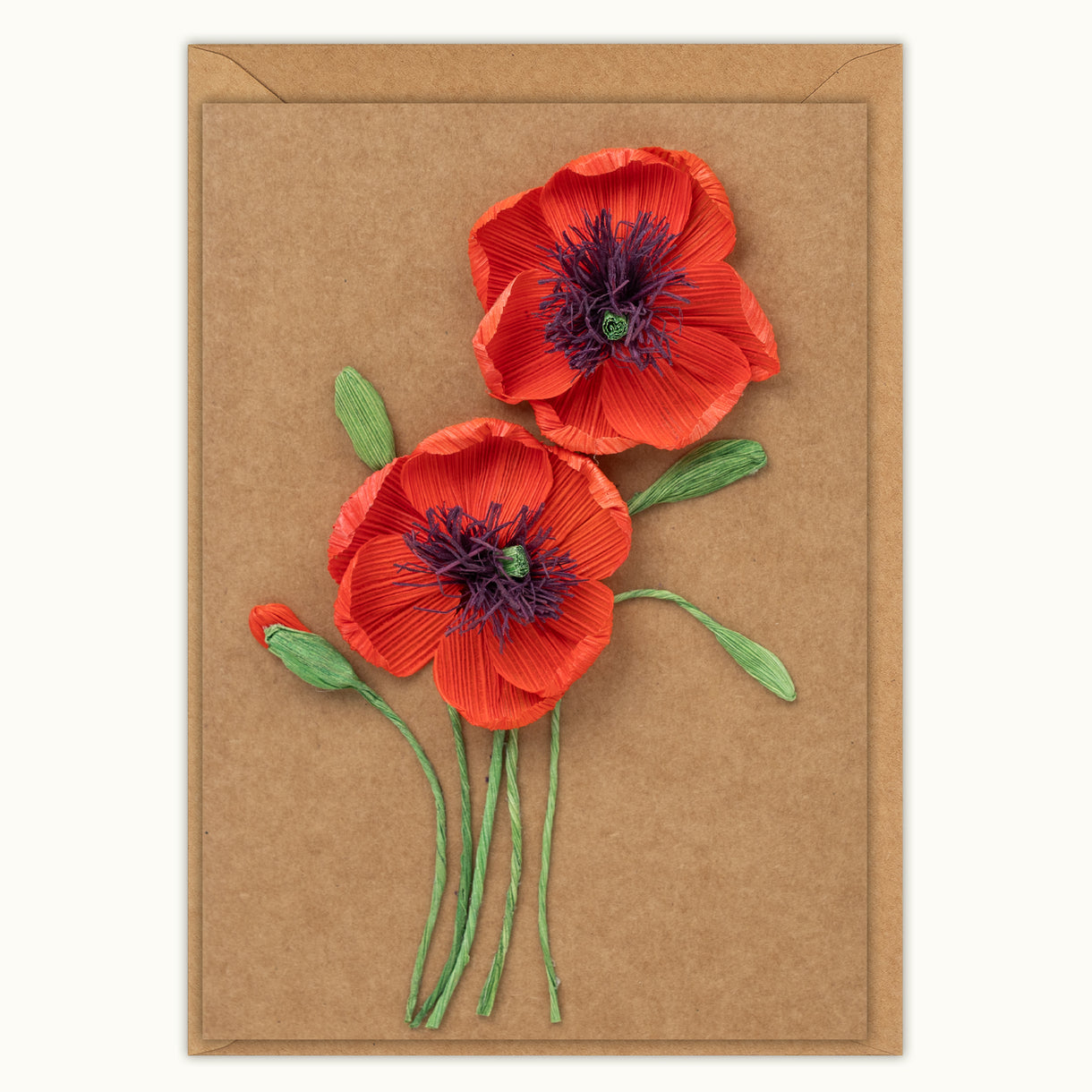 Husk & Heart - Poppies Card