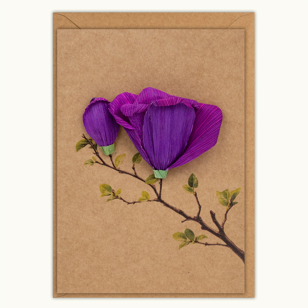 Husk & Heart - Purple Magnolia Card