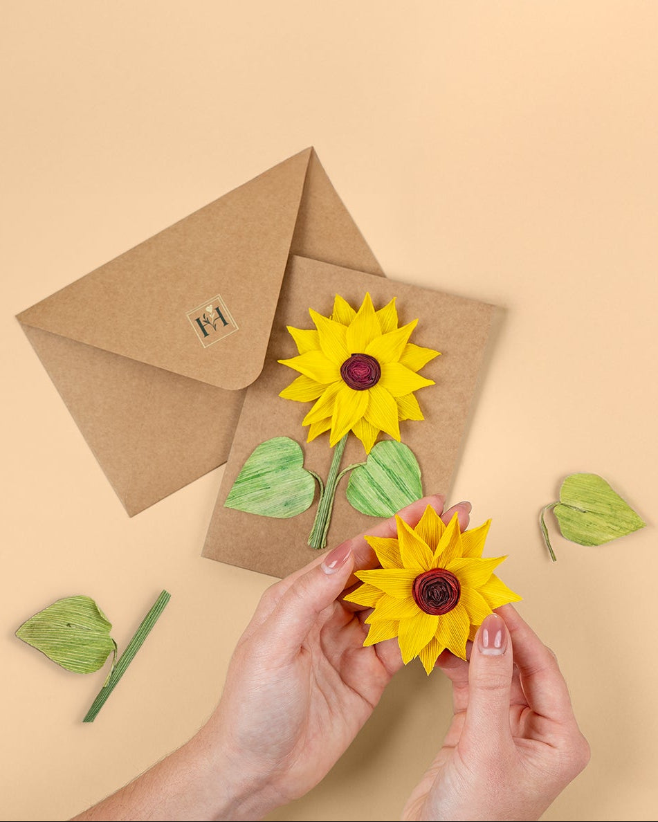 Husk & Heart - Sunflower Card