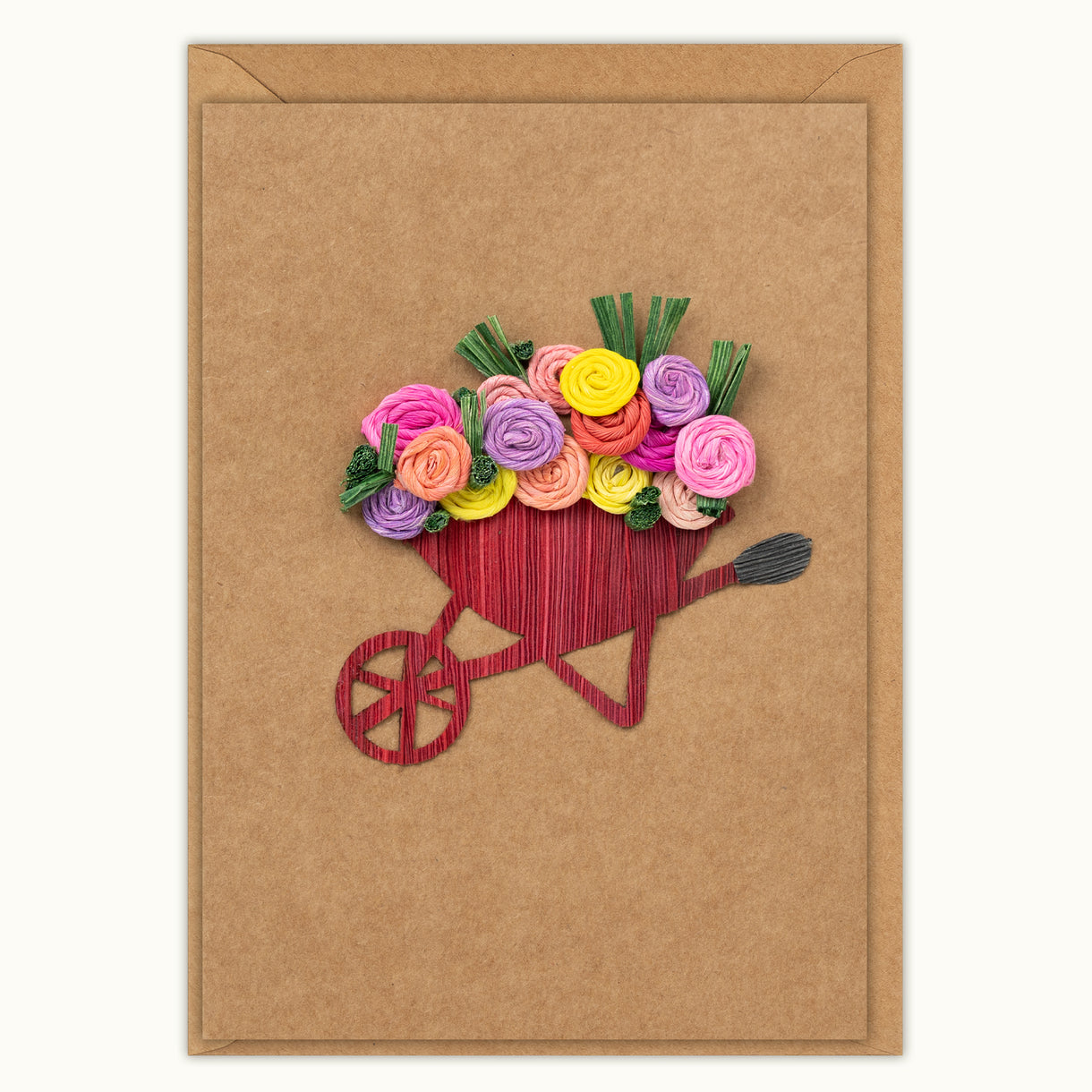 Husk & Heart - Wheelbarrow Garden Card