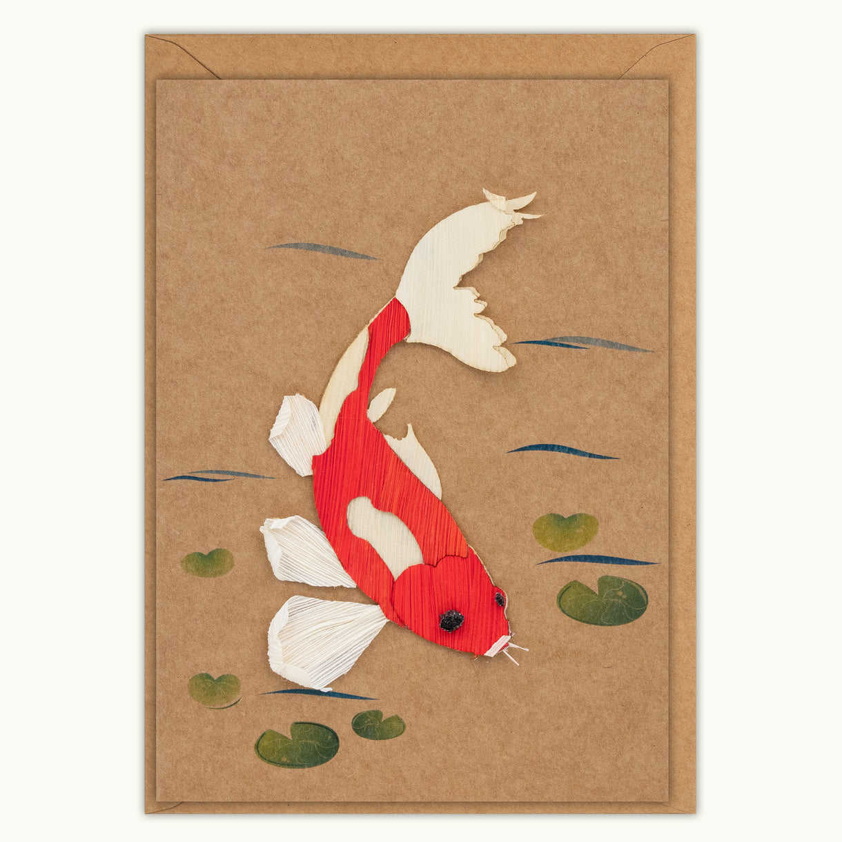 Husk & Heart - Koi Fish Card