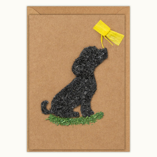 Husk & Heart - Dog with Butterfly Card