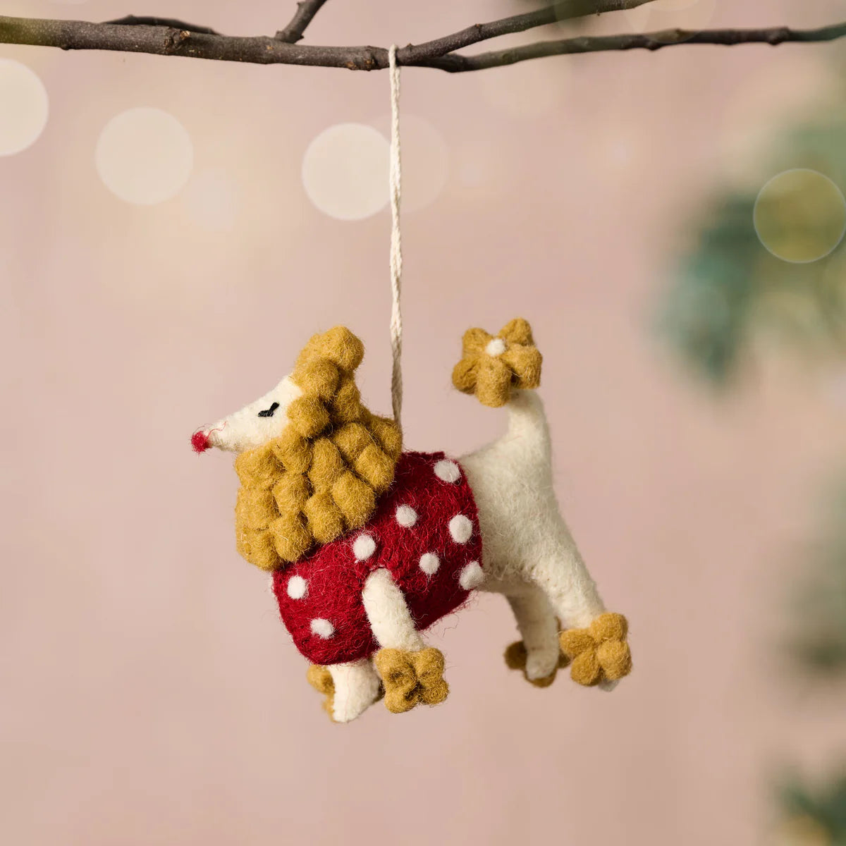 Pyaara Poodle Wool Ornament