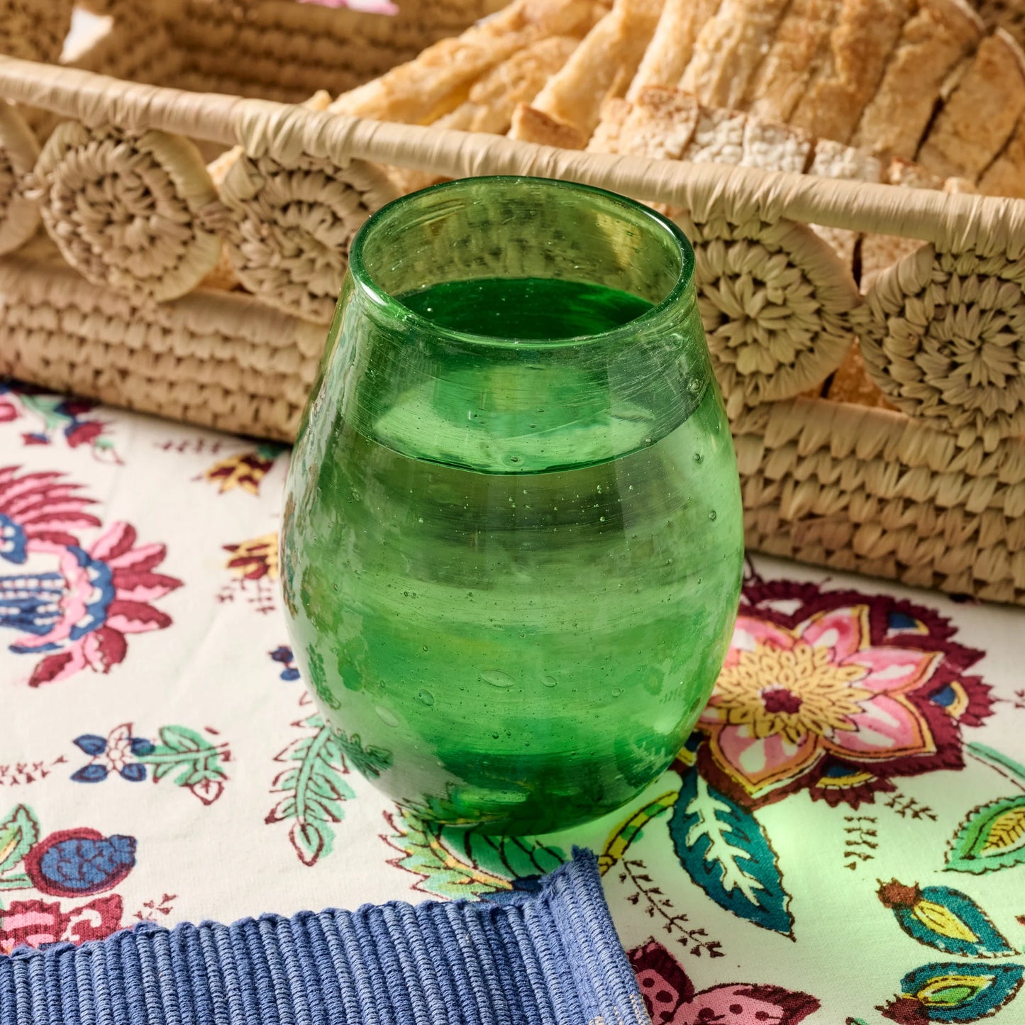 Nabid Stemless Goblet - Green