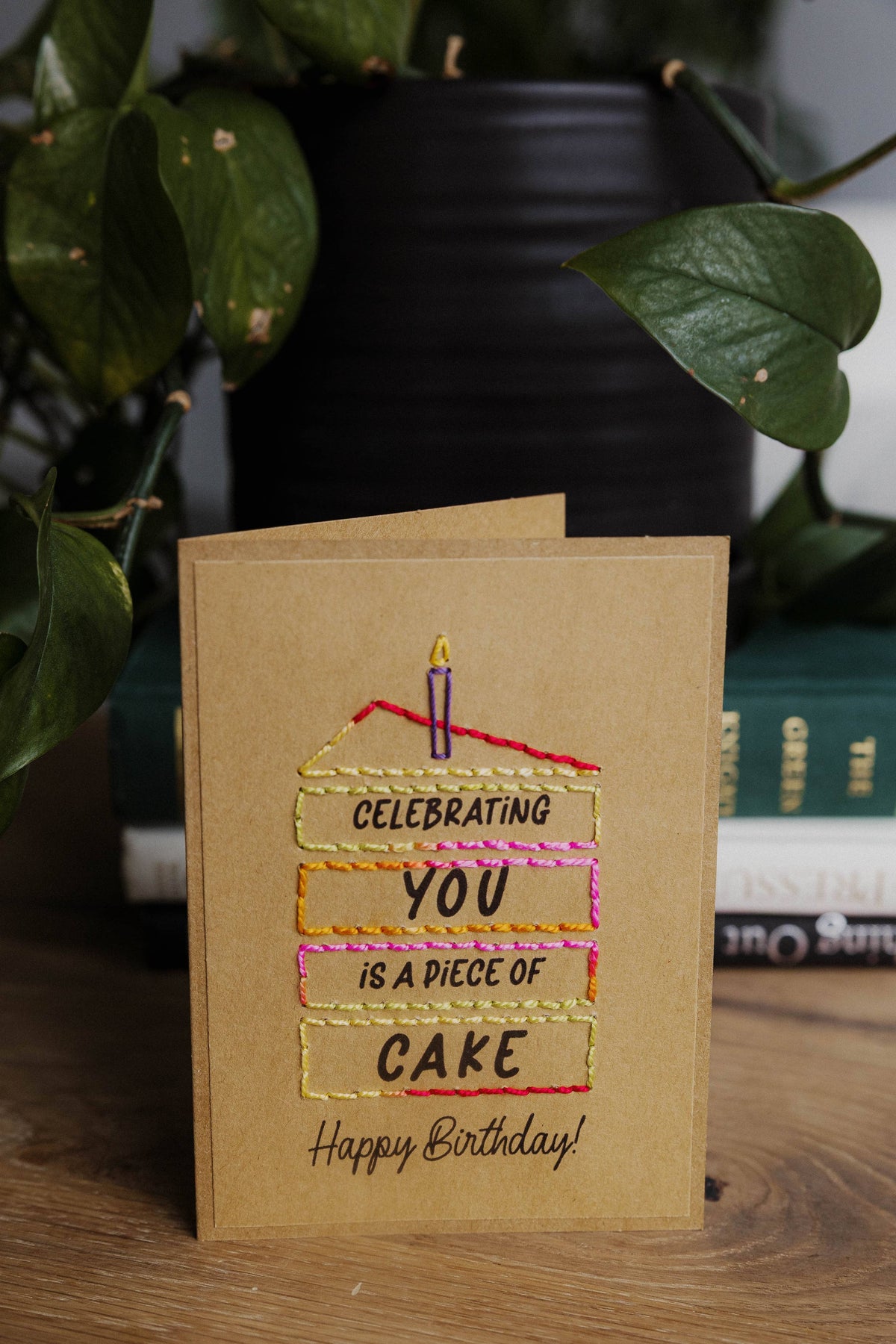 Celebrating You (Birthday Cake) Greeting Card