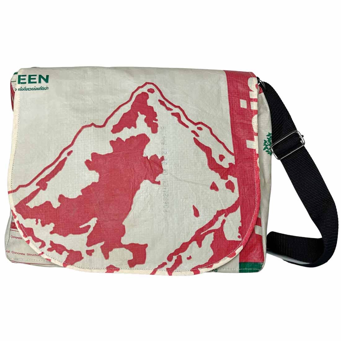 Recycled Cement Bag - Messenger / Mountain