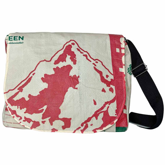 Recycled Cement Bag - Messenger / Mountain
