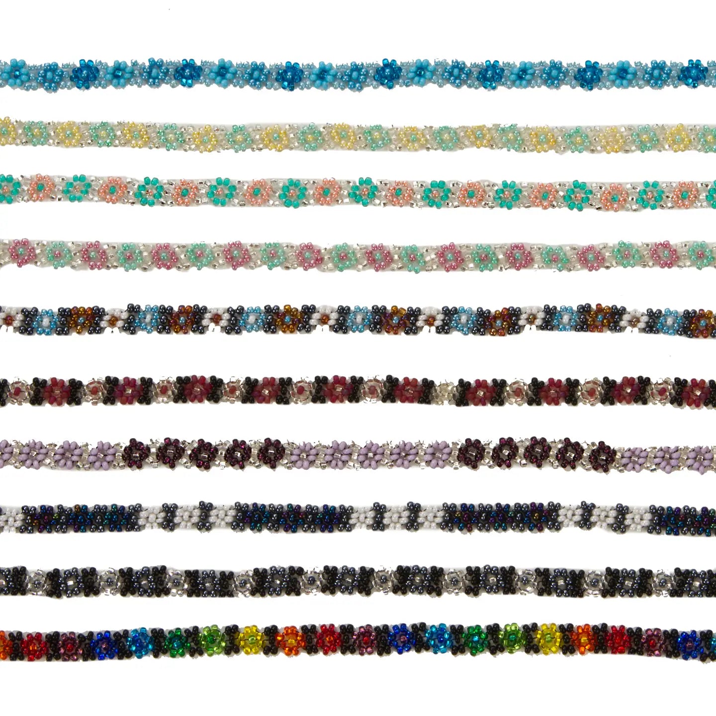 Beaded Flower Bracelet - Assorted