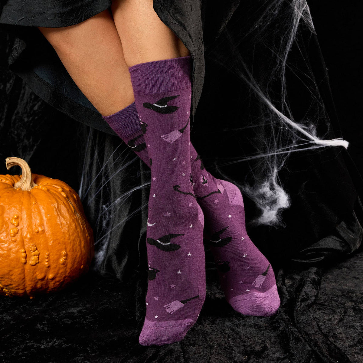 Socks that Support Mental Health | Purple Witch Hats