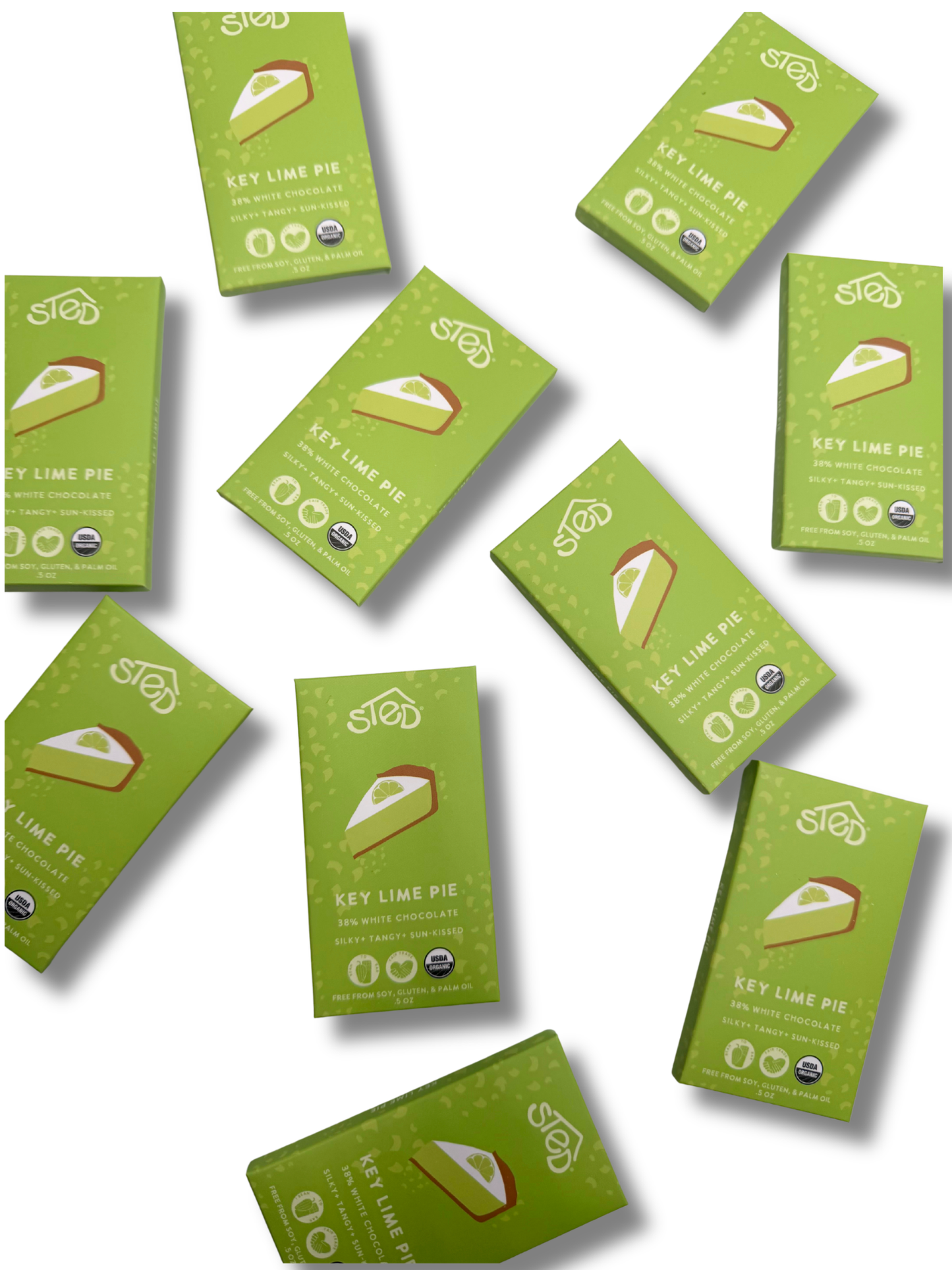 Mini Key Lime Pie Chocolate Bar