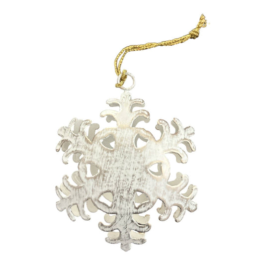 Snowflake Metal Ornament