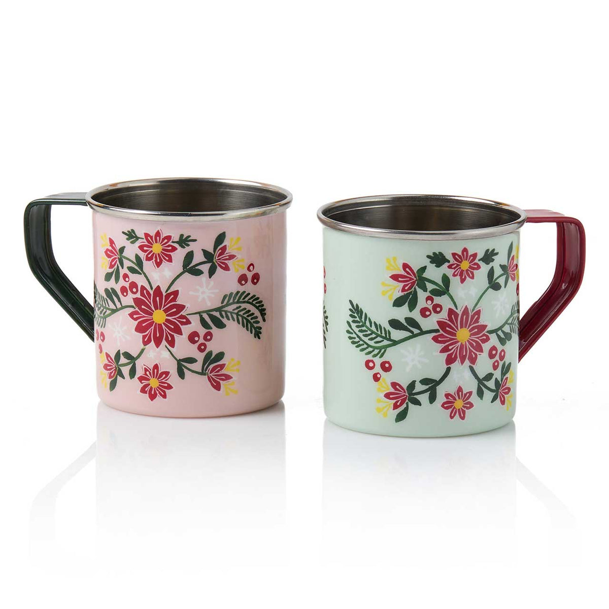 Festive Holiday Kashmiri Mugs