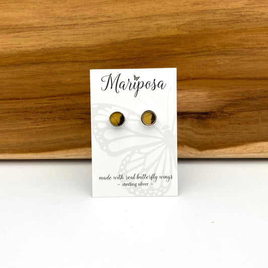 King Swallowtail Butterfly Stud Earrings
