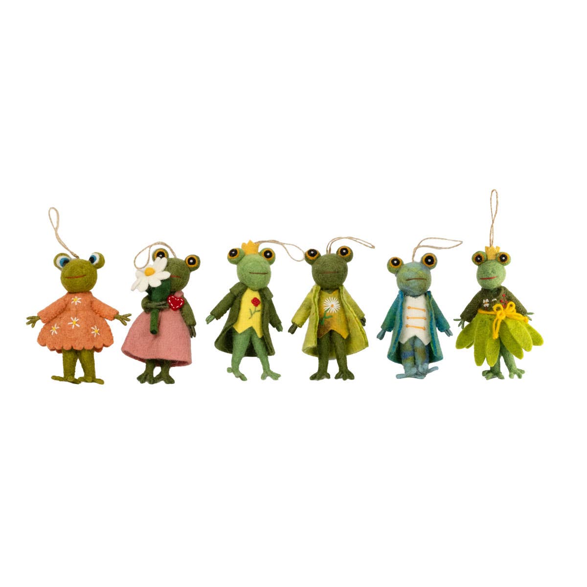 Dapper Frog Ornament - Assorted