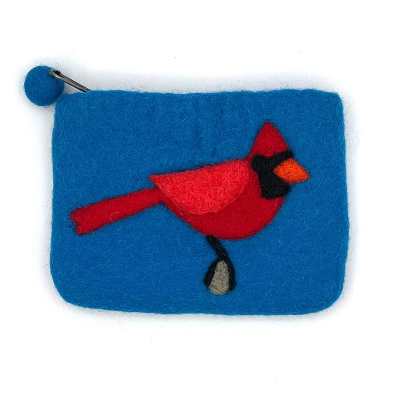 Cardinal Felt Coin Purse