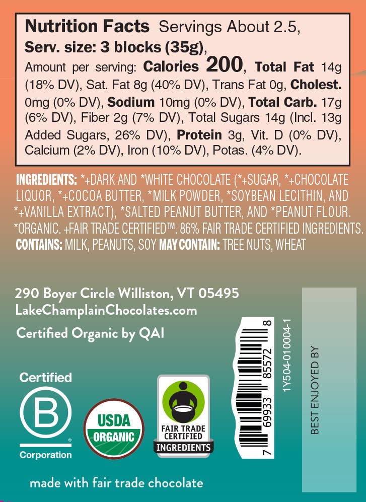 Dark Peanut Butter Signature Bar