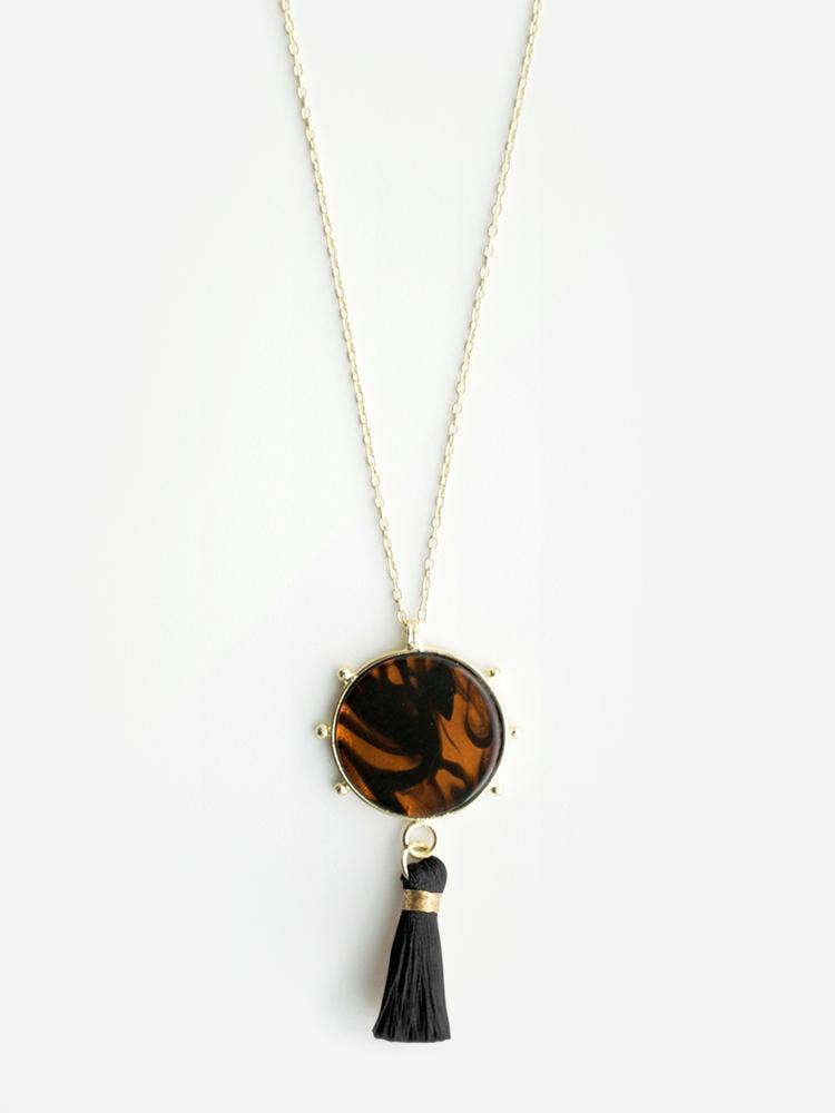 Gleam Necklace Tortoiseshell