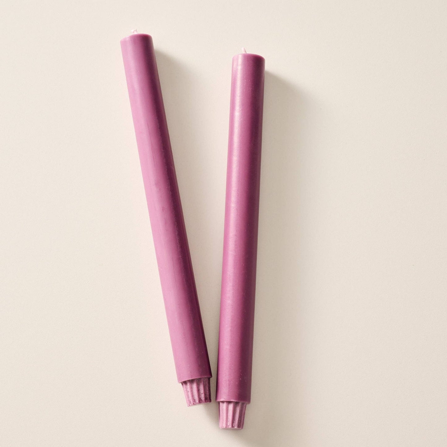 Cahya Blackberry Palm Wax Dinner Candles - Set of 2