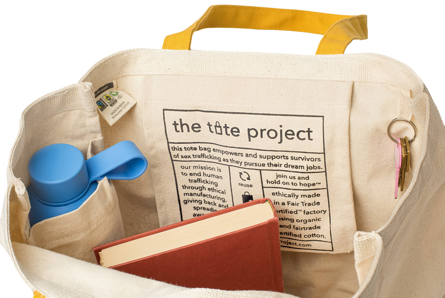 Protect. Love. Nurture. Tote