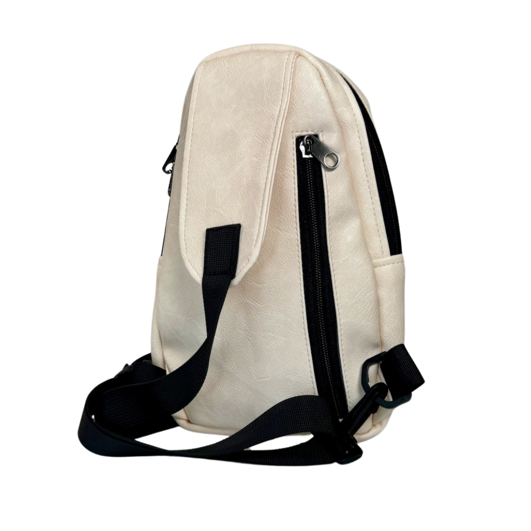 Buru Crossbody Sling Bag – Vegan Leather, Assorted Colors