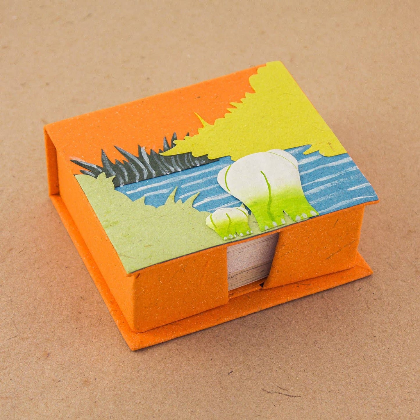 Note Box - Mama and Baby Butts/Orange