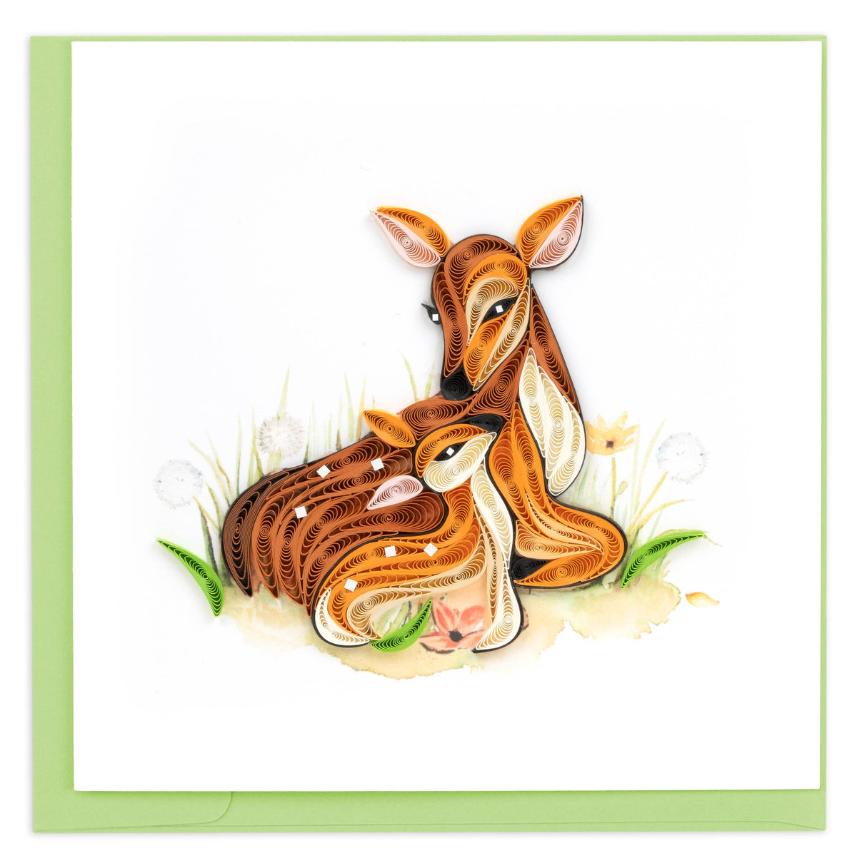 Doe and Fawn Greeting Card