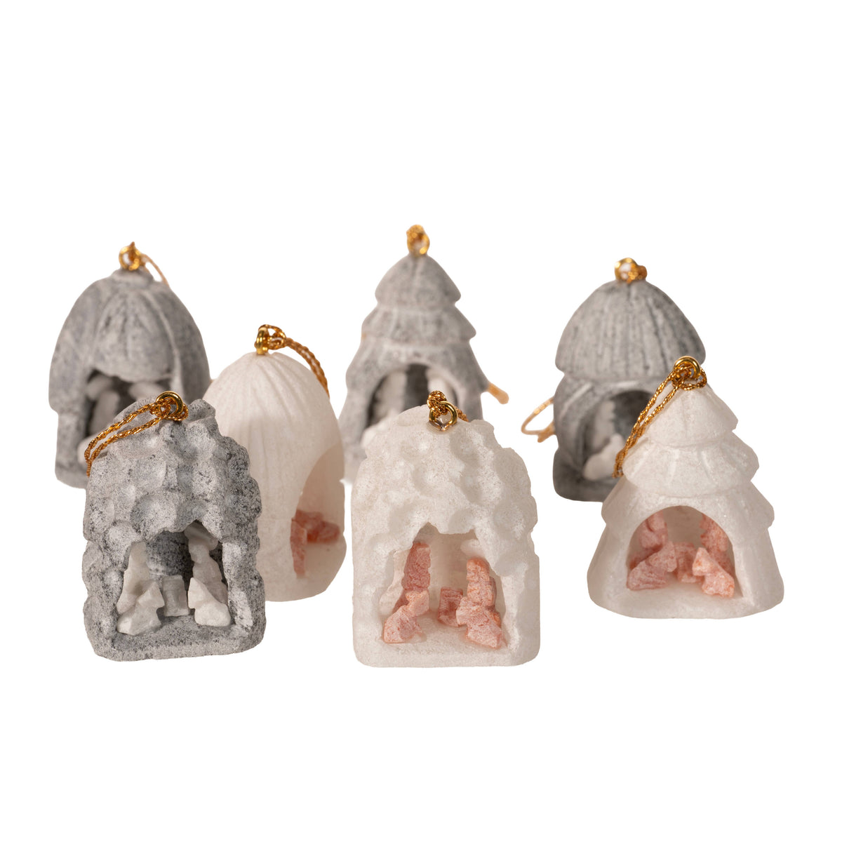 Mini Nativity Ornament - Alabaster Carving