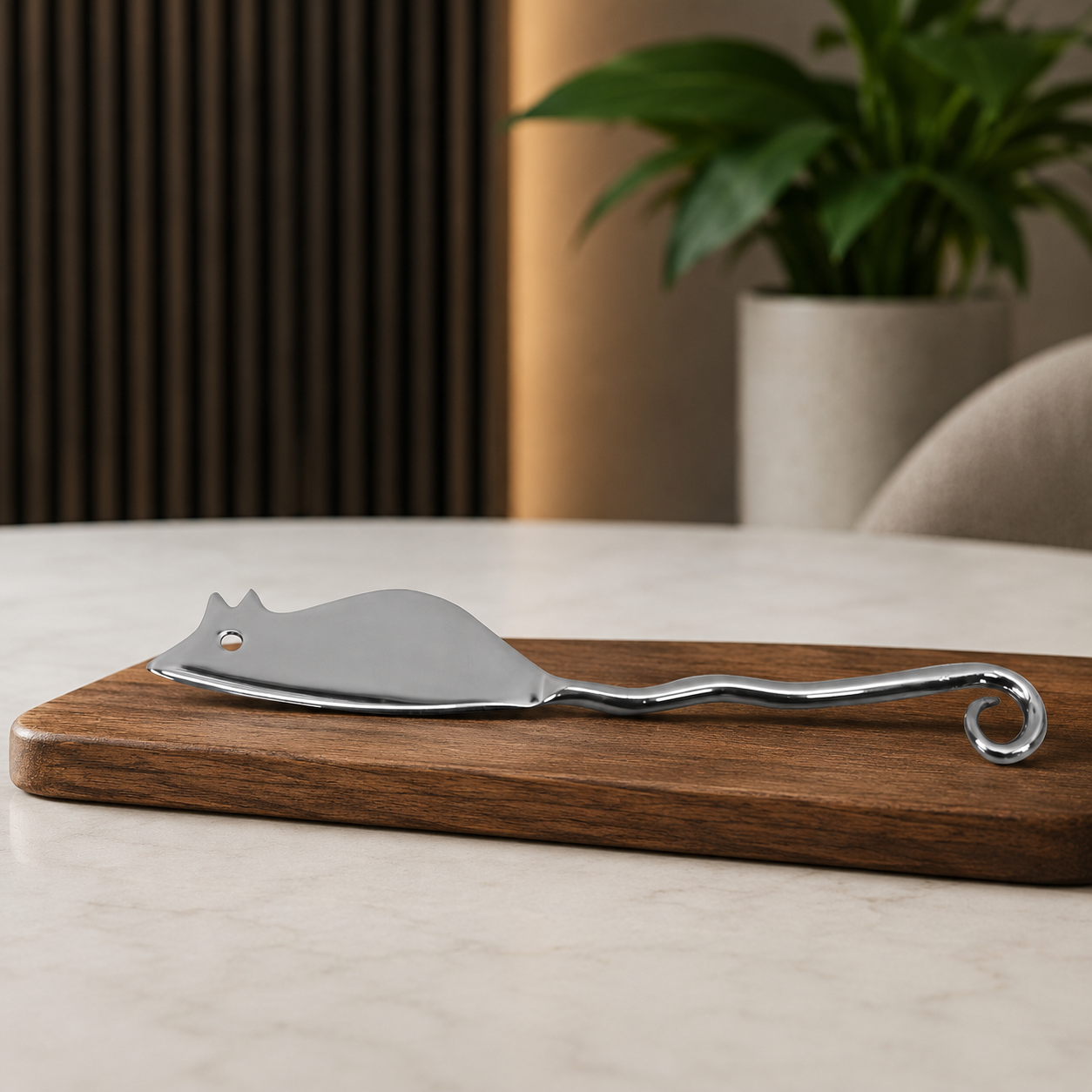 Stainless Steel Mouse Cheese Knife