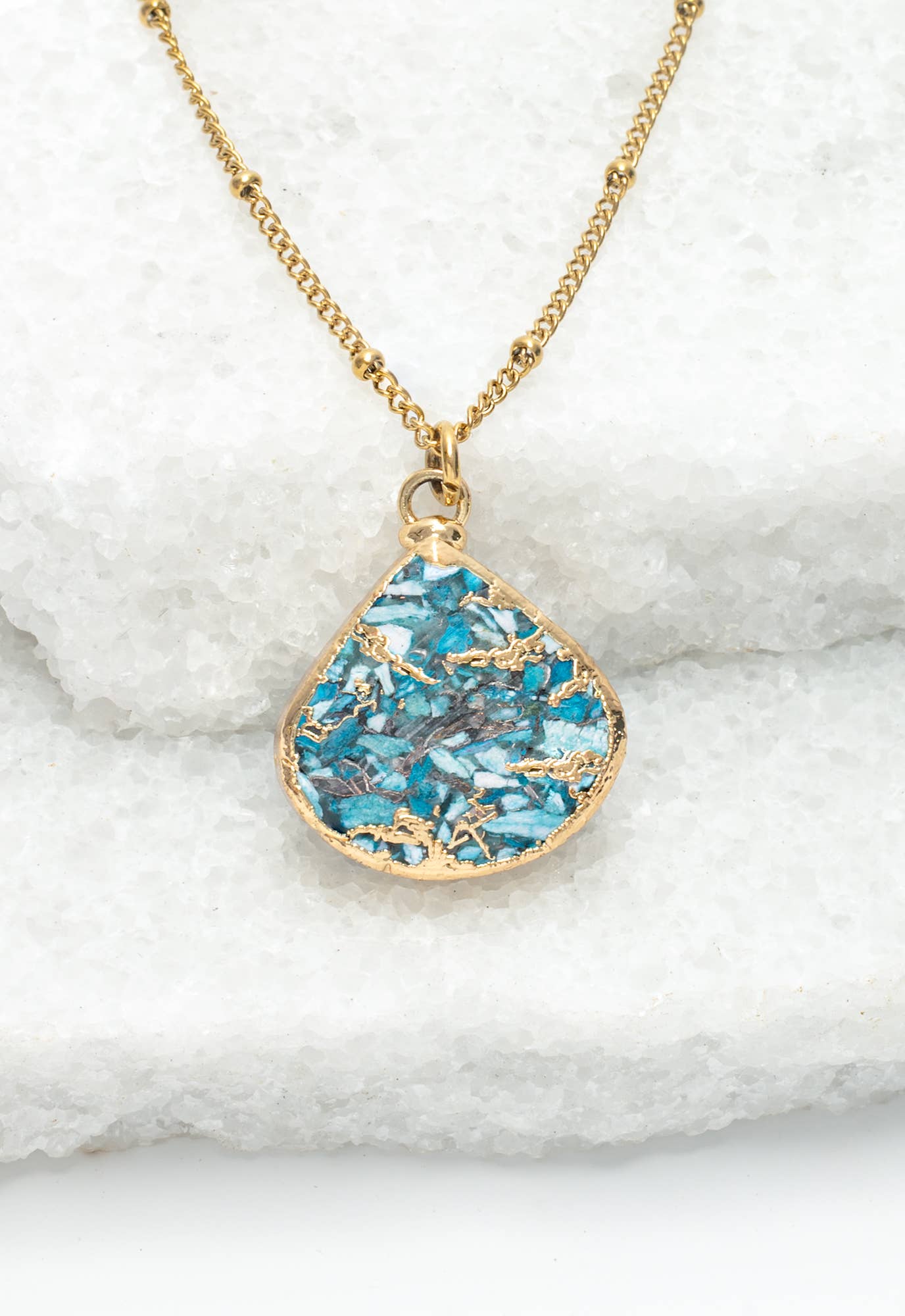 Emperor Stone Blossom Necklace