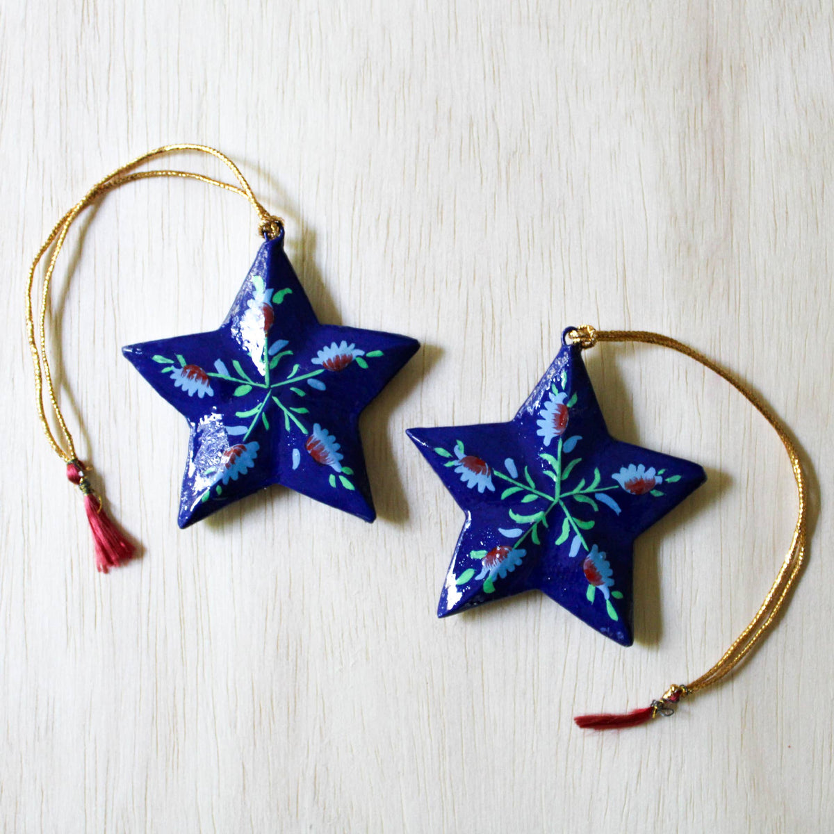 Paper Mache Star Ornament