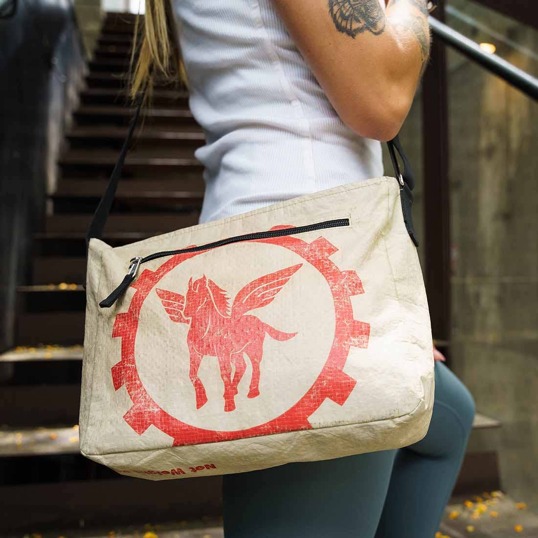Recycled Cement Bag - Medium Crossbody