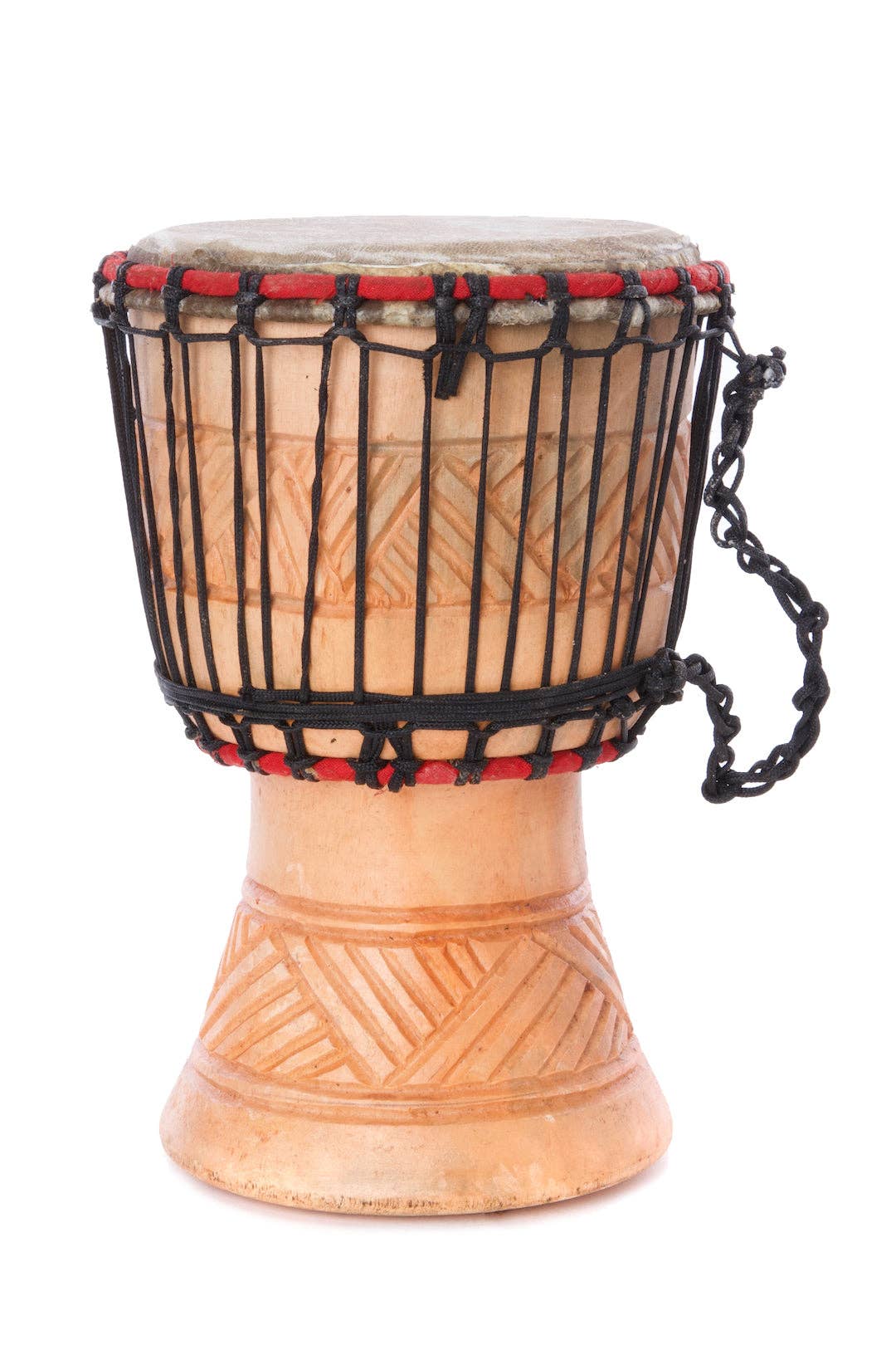 Medium All Natural Ghanaian Djembe Hand Drum