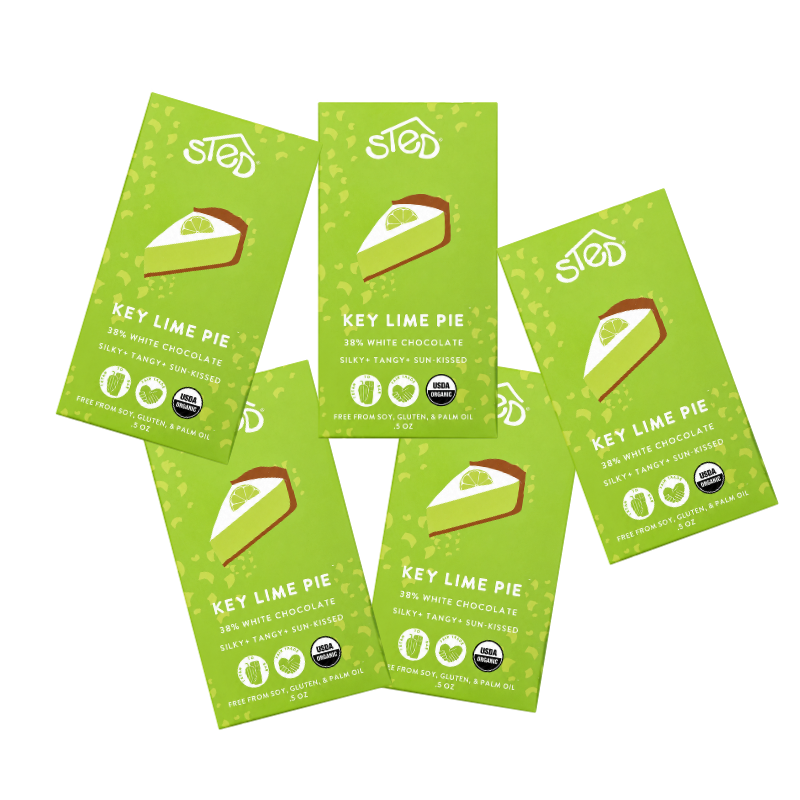 Mini Key Lime Pie Chocolate Bar