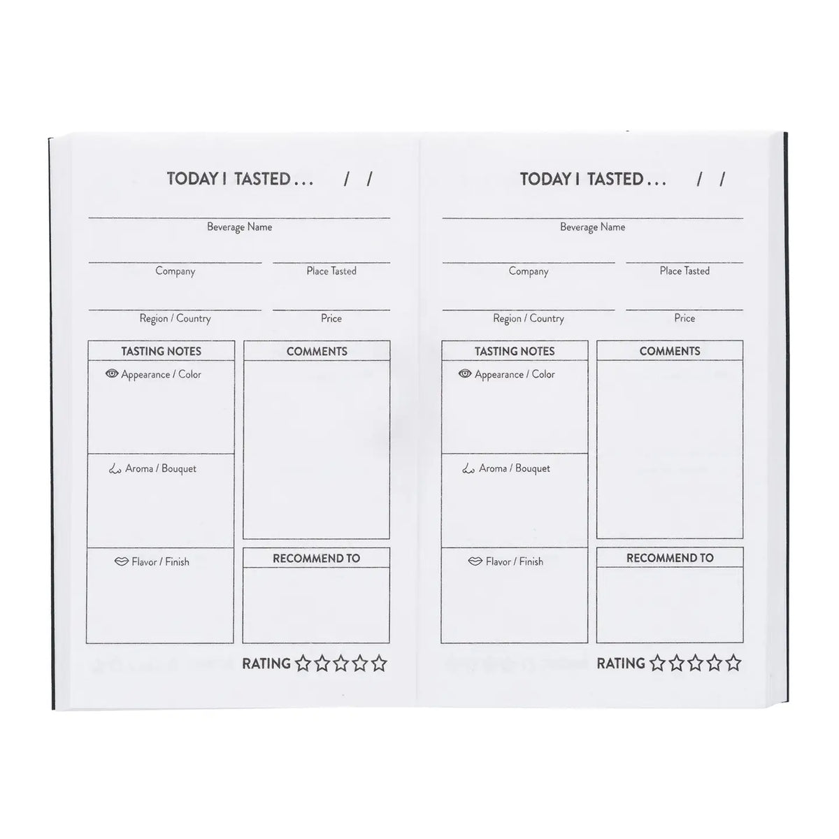 Pocket Tasting Journal - Whiskey